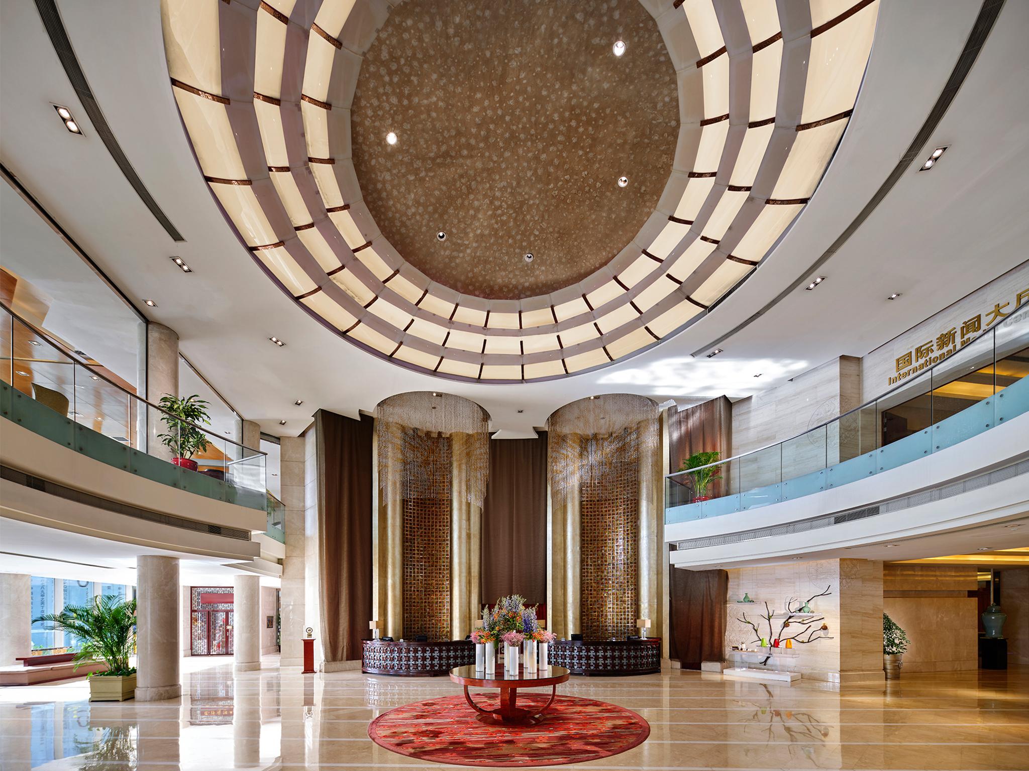 Gehua New Century Hotel Peking Exteriör bild
